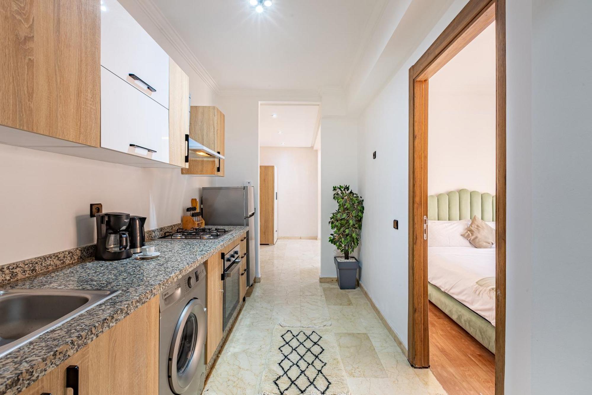Chic & Cosy Appart Au Centre Ville - 100 % Equipe Marrakesh Ngoại thất bức ảnh
